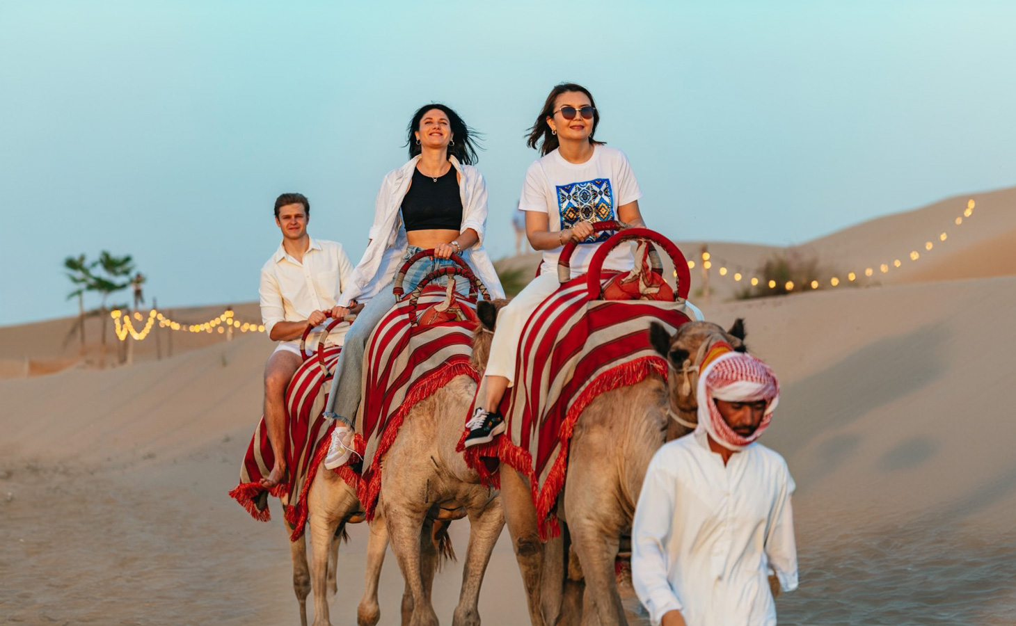 Private Red Sand Desert Safari - Camel Ride Family